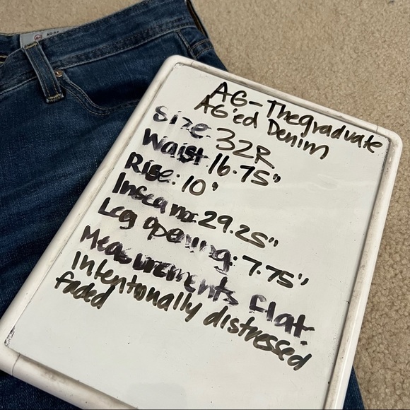 Adriano Goldschmied AG Men’s The Graduate Tailored Leg Jeans in 7 Year CES Wash - Picture 9 of 9